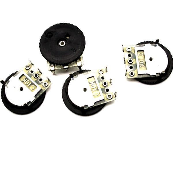 Potentiometer Turbine Gear C10K Single Joint 3 Feet 14mmX1mm Toggle Disk Volume