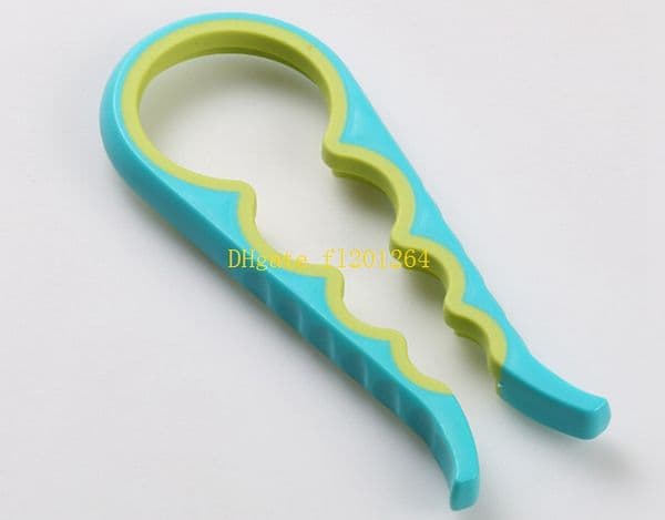 Newest 4 in 1 Creative multifunction Gourd-shaped Can Opener Screw Cap Jar Bottle Wrench Kitchen Tool
