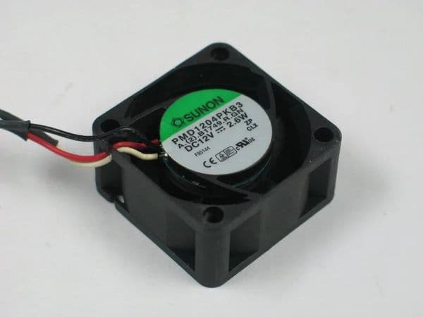 SUNON PMD1204PKB3, A.(2).B1749.R.GN DC 12V 2.6W 3-wire 40x40x20mm Server Square Fan