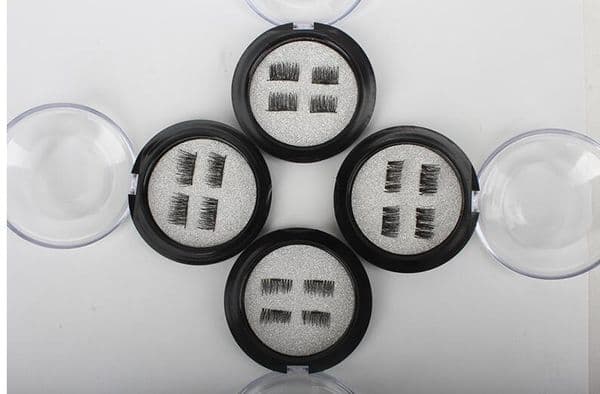 Mink eyelashes Magnetic Eye Lashes 3D Reusable False Magnet Eyelashes Extension 3d eyelash extensions magnetic eyelashes Round box