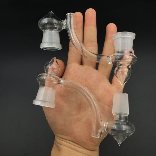 Newest Glass Drop Down Adapter 10 Styles Option Female Male 14mm 18mm To 14mm 18mm Female Male Glass Dropdown Adapters For Glass Bongs