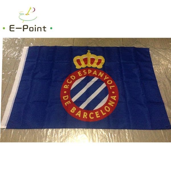 Spain RCD Espanyol 3*5ft (96cm*144cm) Polyester flag Banner Netherlands decoration flying home & garden flag Festive gifts