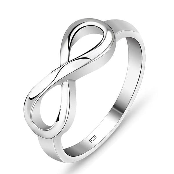 yizhan Best Friend Gift High Quality 925 Sterling Silver Infinity Ring Endless Love Symbol Wholesale Fashion Rings For Women #SI1137