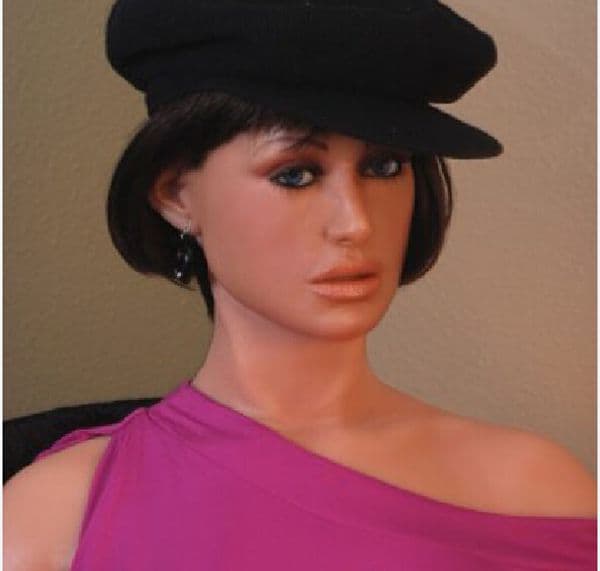 Top qualtiy real sexy dolls silicone head, metal sketon head for asian love doll, oral sex products for men