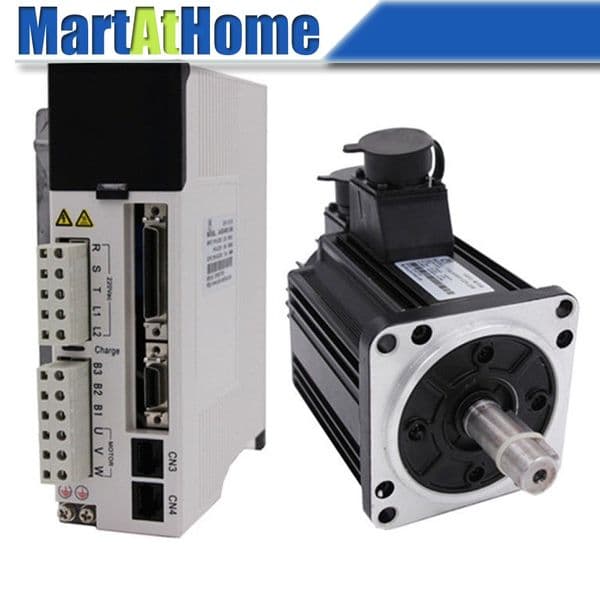 CNC Kit 1.5 KW 7.7Nm 2000rpm 220V AC Servo Driver JASD15002-20B & AC Servo Motor 130JASM5152HK-20B w/ Encoder #SM741 @SD