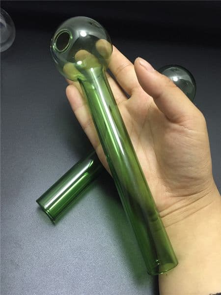 50mm ball Glass Oil Burner Pipe Smoking Hand Pipes galss tube Thick Glass Pipe Oil Colorful Pipe Free Shipping