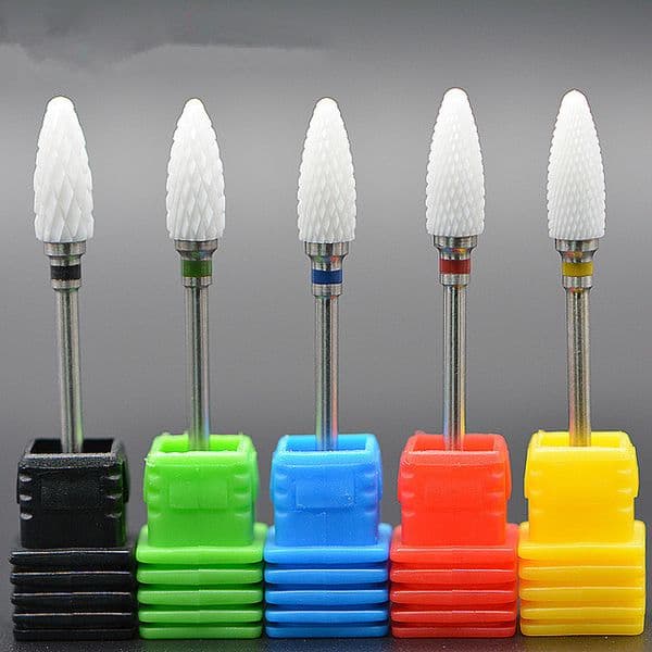 Hot Ceramic Nail Drill Bit For electric manicure machine accessories Nail Art Tools Electric Manicure Cutter Nail Files