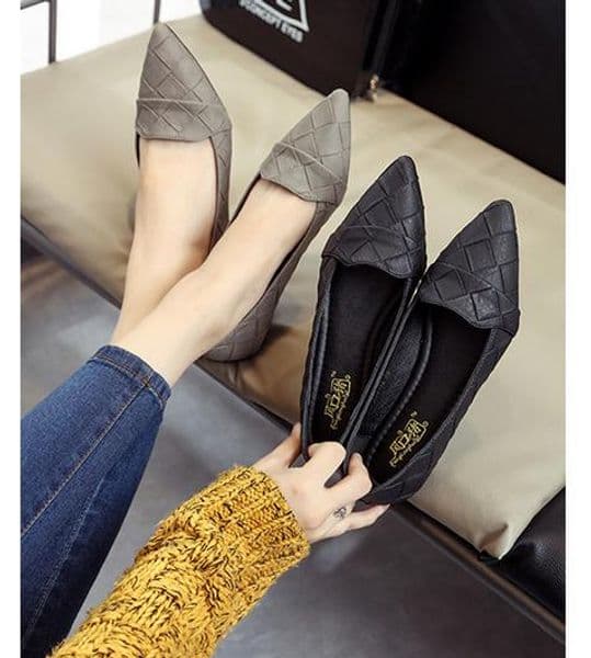 Us size:4.5- 8 women single shoes square toe ballet flats soft bottom fashion work shoes woman flat moccasins