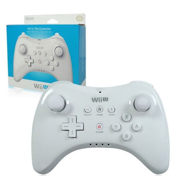 DHCP WUP-005 Dual Analog Bluetooth Wireless Remote Controller USB WII Pro Game Gaming Gamepad for Nintendo Wii U WiiU White Black Wholsale