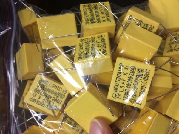 new and original 50pcs x2 155k 1 5uf 275v mkp pin pitch 22 mm