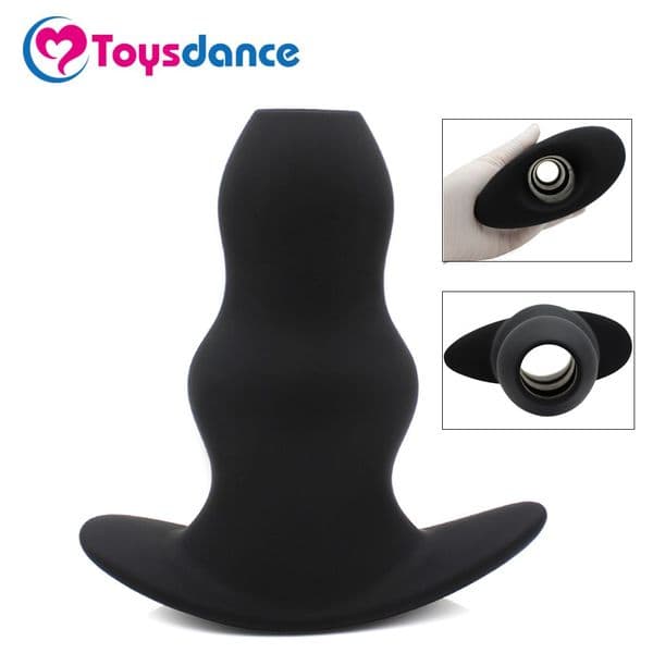 Toysdance Hollow Butt Plug For Adult Anal Sex Toys Anal Dilators Outdoor Wearable Sex Products For Women Male Prostate Massager q1711241