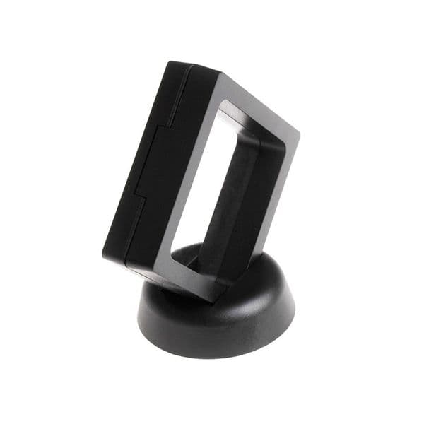 100PCS Black white Suspended Floating Display Case Jewellery Coins Gems Artefacts Stand Holder Box