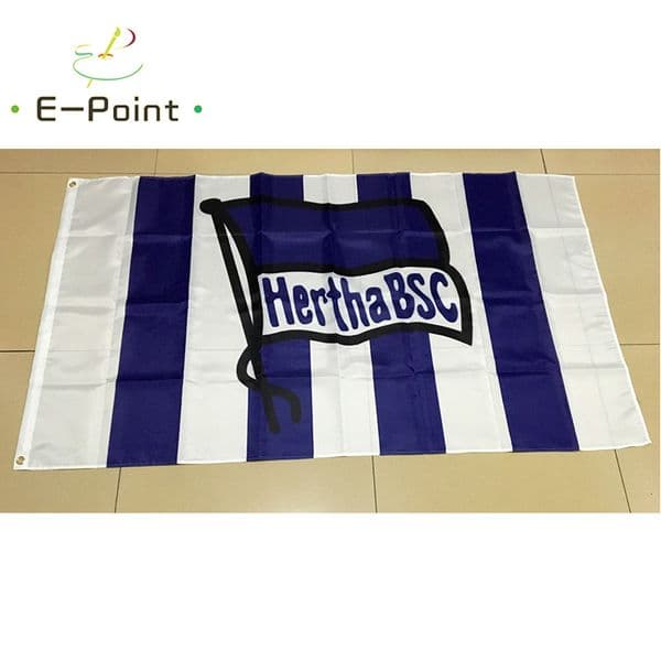 German Hertha BSC FC 3*5ft (90cm*150cm) Polyester flag Banner decoration flying home & garden flag Festive gifts