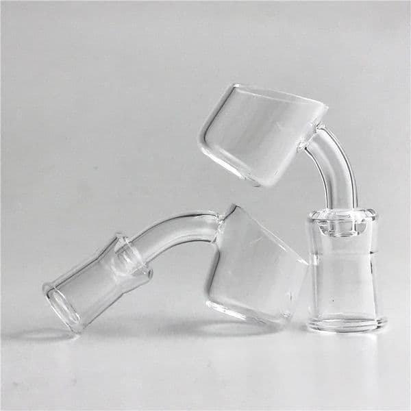 2mm Thick Short Neck Mini Quartz Banger Nail with 10mm 14mm 18mm Male Female Domeless Nails for Glass Oil Rigs Water Smoking