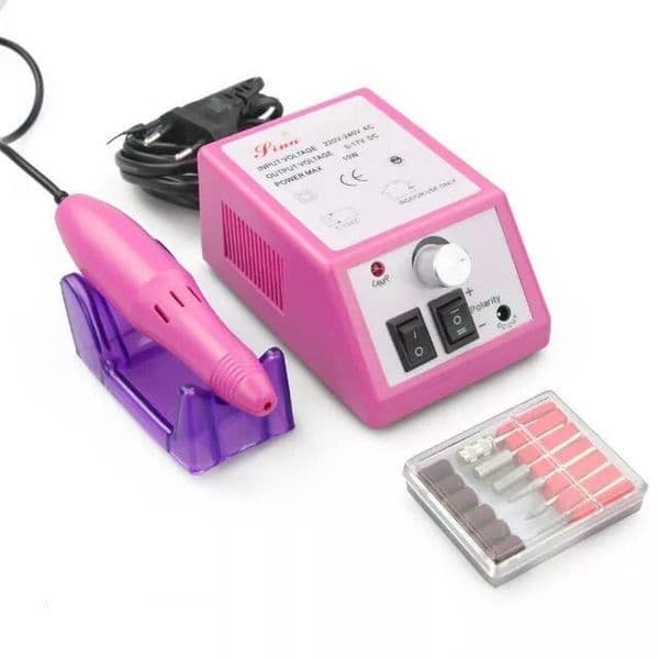 2018 Newest Professional Powerful Electric Manicure Drill Nail File Bits Heads Pedicure File Tips Polishing Shape Nail Art Tools Kit