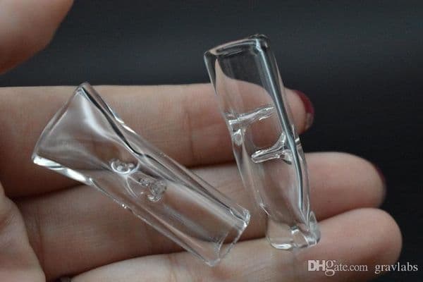 1.5inch Glass Rolling Tips Heady Tip Filter Cigarette Tobacco Dry herb cypress phuncky Holder Hill's Mini Smoking Hill pipe steamroller
