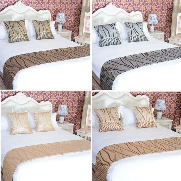 Polyester Bedspread Double Layer Bed Runner Throw Bedding Single Queen King Bed Cover Towel Protector Home Hotel Decor