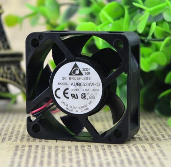 The original delta 5020 AUB0524VHD DC24V 50*50*20mm 0.15A 2 line inverter cooling fan