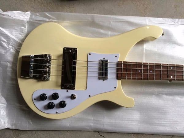 Wholesale New Rick. 4 string 4001 electric bass guitar In Cream 141105