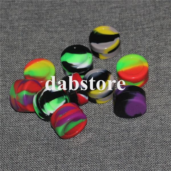 reusable 5ml silicone wax box Silicone jars container silicone contianer for wax dab container for wax silicon