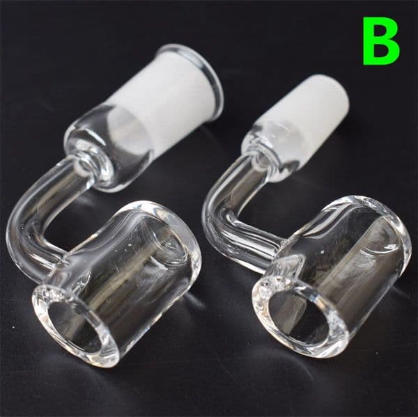 4mm Thick XL Flat Top Quartz Banger Domeless Quartz Nail 10mm 14mm 18mm Male Female Banger Nail For Glass Water Pipes