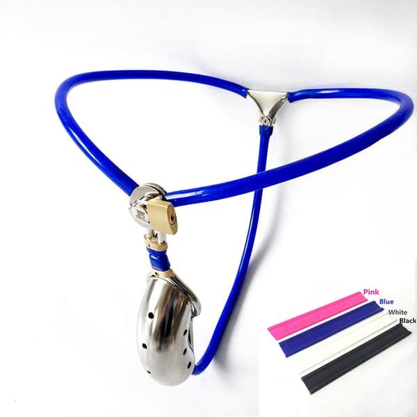 Chastity Devices Male T Style Adjustable Stainless Steel Chastity Belt Ventilate Cock Cage Penis Ring Adult Bondage Bdsm Adult Toy