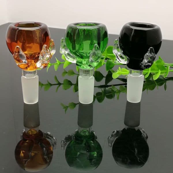 Smoking pipes Ball Glass Oil Burner Pipe Smoking Bowl Classic bongs Colored Dragon Claw Glass Bubble Head