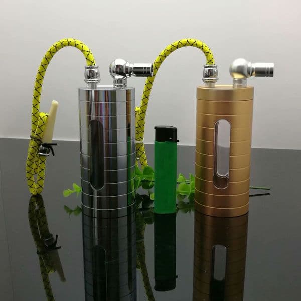 Smoking pipes Ball Glass Oil Burner Pipe Smoking Bowl Water Hookahs bongs Metal stainless steel filtered water bottle