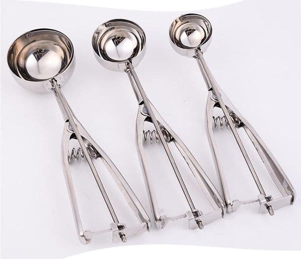 Stainless Steel Ice Cream Scoops Diameter 4/5/6Cm Fruit Cookies Spoon Ball Maker Cooking Tool Sn328 B2
