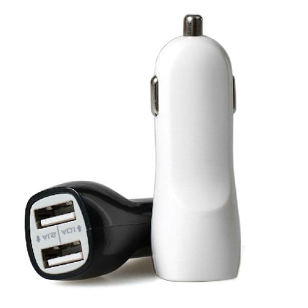 car charger dual usb 5v 2 1a 1a dual port usb car charger for ipad iphone samsung mp3 mp4