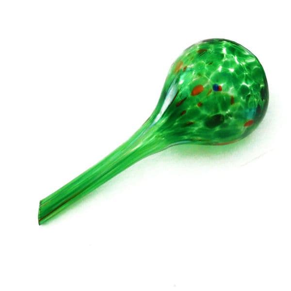 2pcs Glass Ball Automatic Watering Globes Plants Flowers Irrigation Tool (Blue + Green)
