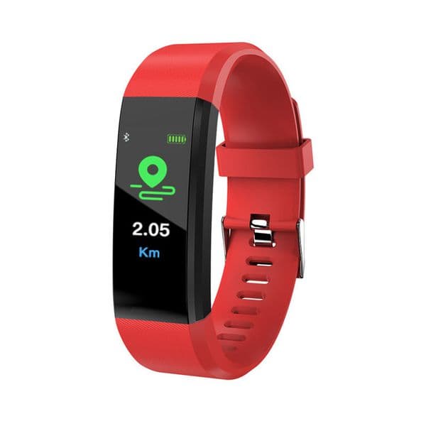 115 Plus Smart Watch Heart Rate Fitness Tracker Smart Wristwatch Waterproof Sports Smart Bracelet For Android IOS iPhone