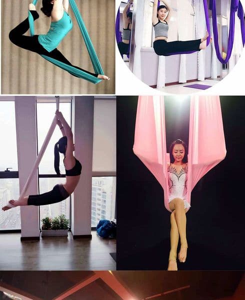 Smartlife Latest Anti Gravity Yoga Stretch Air 2.8 M Wide *3meters Length Without Stitching Hammock Hammock YOGA SWING Bed