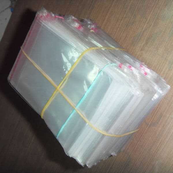 Hot selling 200Pcs/set Useful 6x11cm Clear Plastic Bags Self Adhesive Seal Jewelry Gift Package Opp Bag