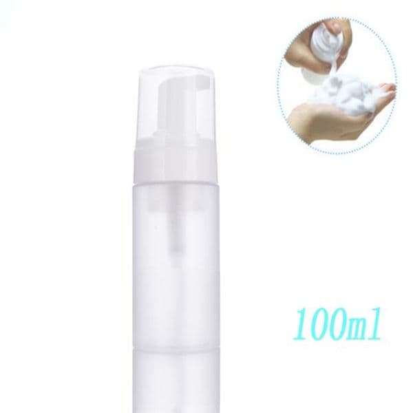 100ml 150ml Empty cosmetic facial Cleanser wash cream Plastic Frosted pet liquid soap Foam bottle foamer pump Container F865