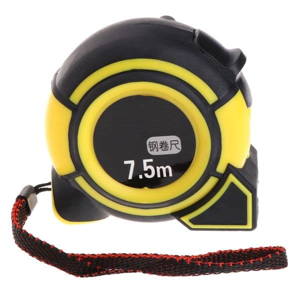 Wholesale 5M 7.5M Retractable Measuring Stainless Steel Tape Ruler Durable Metric Rubered Measure Tool B2