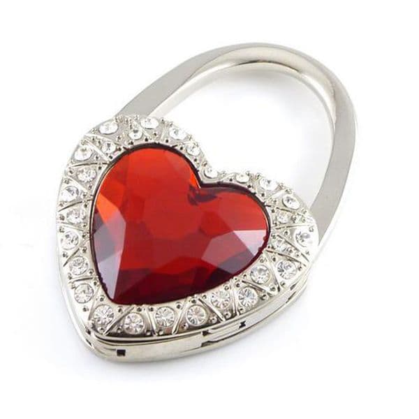 Home Outdoor Heart Shape Bag Hangers Table Hanger Bag Hookers Purse Hook Holder Accessories More than 10 colors to choose Mixed Type