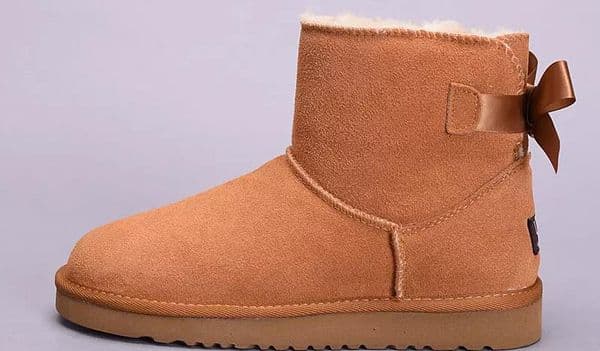 Australia Classic snow Boots High Quality women winter fashion bowknot Ankle Boot black grey navy blue Khaki qw-fg