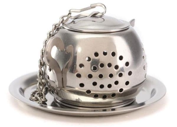 Teapot 3.8Cm Shaped good quality 304 1 Stainless Steel Herbal Pot Infuser Strainers Filter 100Pcs Tea Ball