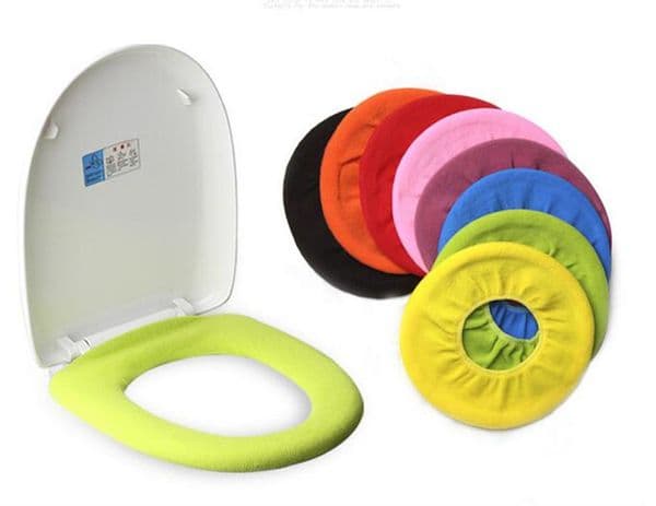Warm Soft Lid Pad Closestool Protector Bathroom Accessories Set Toilet Seat Cover Mat XB1
