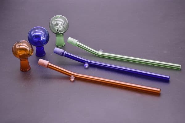 Wholesale Pyrex Oil Burner Pipe Glass Oil Burner Glass Tube Water Pipes Oil Nail Smoking Hand Pipes dry herb tobacco Pipe separation style