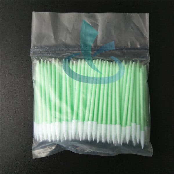 In stock 500pcs Small Sponge Foam Tipped Cleaning Swabs Water Solvent Inkjet Printer Mimaki Roland Mutoh Swab manufacturer