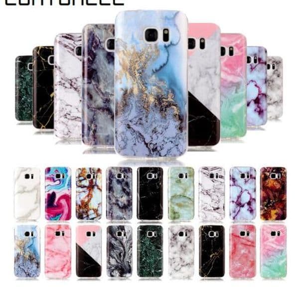 Case For Samsung Note 8 Back Cover Soft Silicone TPU Marble Case sFor Samsung Galaxy S3 S4 S5 S6 S6 Edge S7 Edge S8 S8 Plus Case
