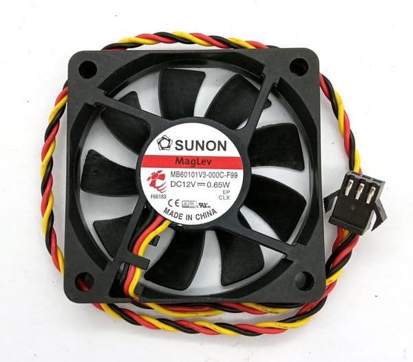 original 6010 SUNON MB60101V3-000C-F99 DC12V 0.65W 60x60x10MM 3Lines Alarm Signal Cooling fan MB60101V3-000C-A99 MB60101V3-000C-G99