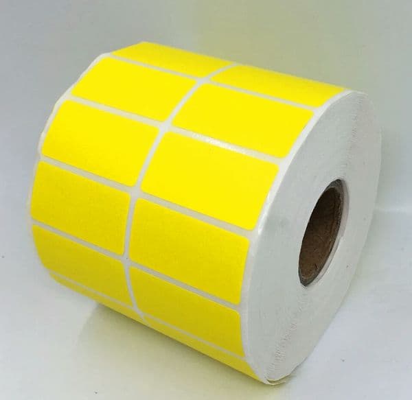 40*20mm 4000pcs/roll colorful blank coated paper sticker label plain Labels office printer barcode stickers