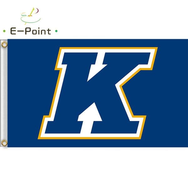 NCAA Kent State Golden Flashes Flag 35ft 90cm150cm Polyester flags Banner decoration flying home u0026 garden flagg Festive gifts L260603