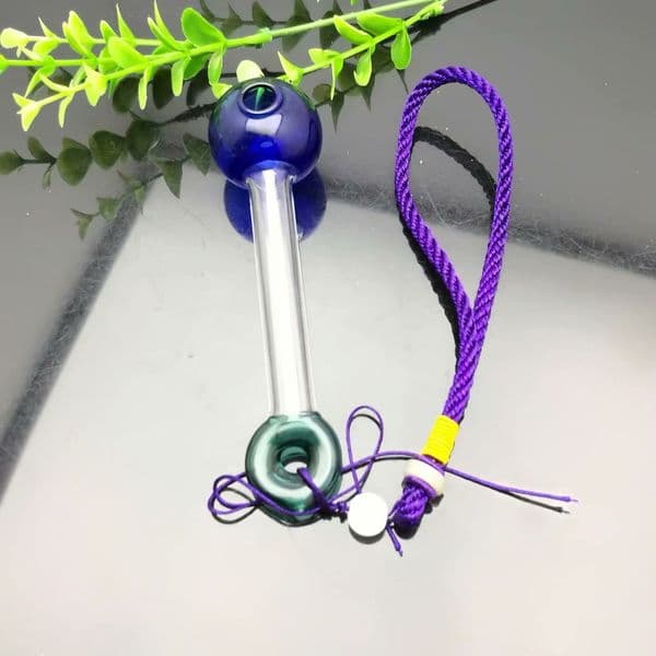 Smoking pipes hookah Oil Burner Pipe Smokings Glass Bowl Colorful rope glass large bubble tobacco pot
