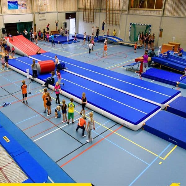 Free Shipping 12x2x0.2m Inflatable Cheap Gymnastics Mattress Gym Tumble Airtrack Floor Tumbling Air Track For Sale