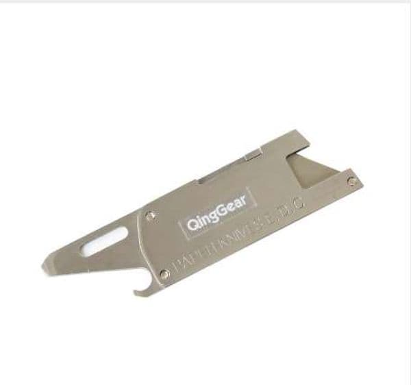 Perfect EDC Tool, compact utility tool, W/ razor blade, flat head screwdriver/pry tip, and bottle opener
