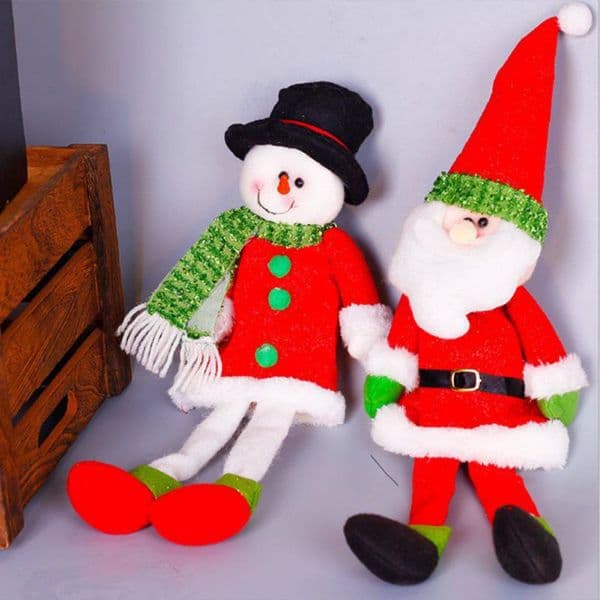 Christmas Santa Claus Bottle Set Christmas Red Wine Champagne Bottle Set Festive Party Supplies Home Decorations